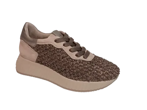 Softwaves Sneaker ANNA 8.95.30 Bruin/Nude