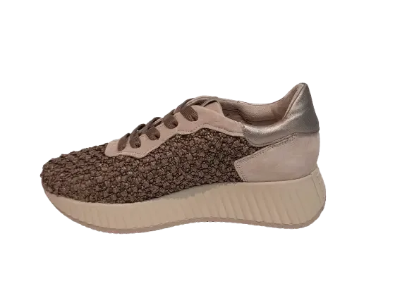 Softwaves Sneaker ANNA 8.95.30 Bruin/Nude