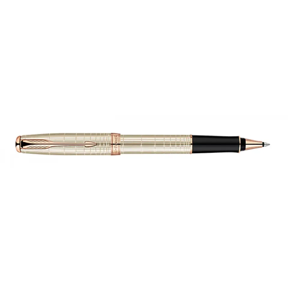 Parker Roller SONNET CHISELLED SILVER ROSE PGT