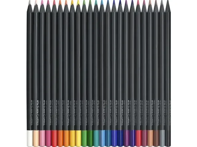 kleurpotloden Faber Castell Black Edition doos van 18