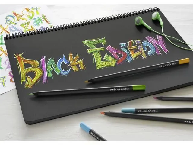 kleurpotloden Faber Castell Black Edition doos van 18