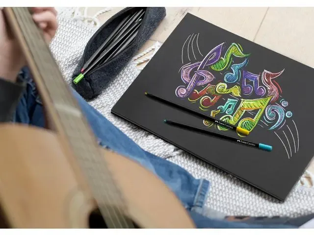 kleurpotloden Faber Castell Black Edition doos van 18