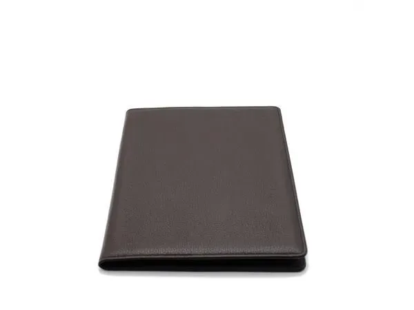 Schrijfmap 20S DESIGN leder zwart