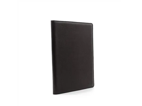 Schrijfmap 20S DESIGN leder zwart