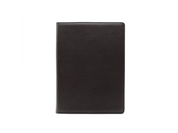 Schrijfmap 20S DESIGN leder zwart