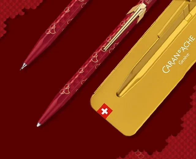 Caran d'Ache 849 balpen DRAGON Burgundy