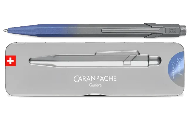 Caran d'Ache 849 Stormy Blue Claim your style balpen