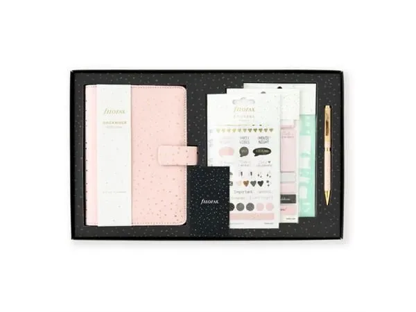 Filofax organiser Personal CONFETTI gift set