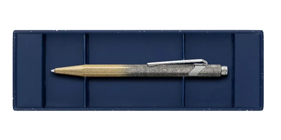 Caran d'Ache balpen 849 gold cosmic