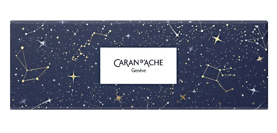 Caran d'Ache balpen 849 gold cosmic
