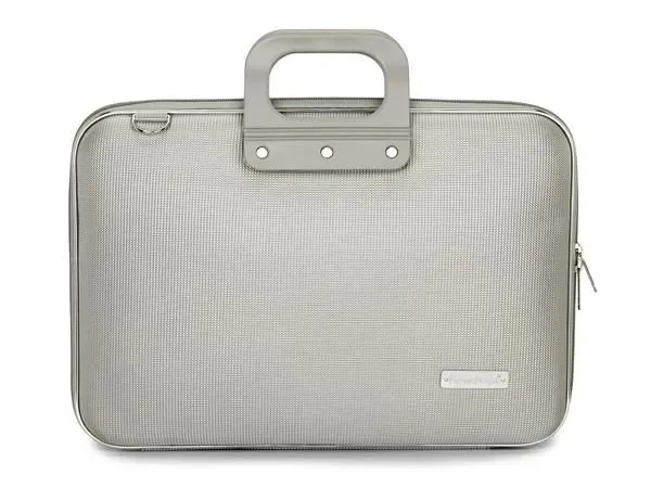 Bombata laptoptas grijs nylon 15,6 "
