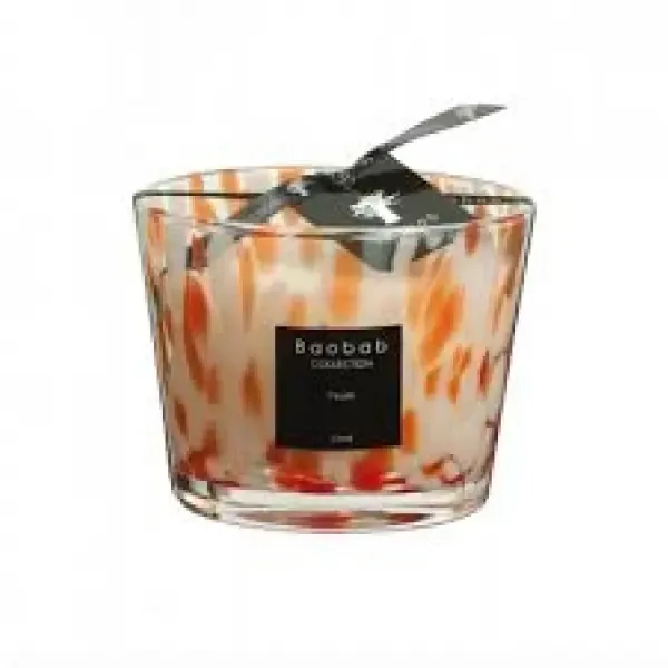 Baobab geurkaars oranje Coral pearls max 10