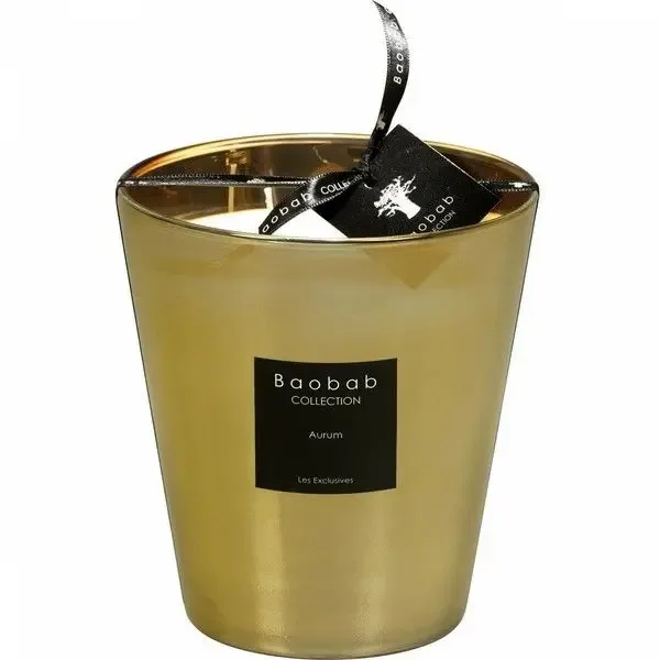Baobab geurkaars goud Aurum max 16
