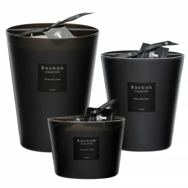 Baobab geurkaars Encre de Chine max 16 zwart