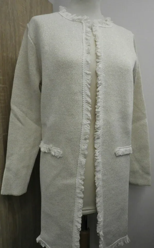 Signe Nature Ecru / Goud Cardigan