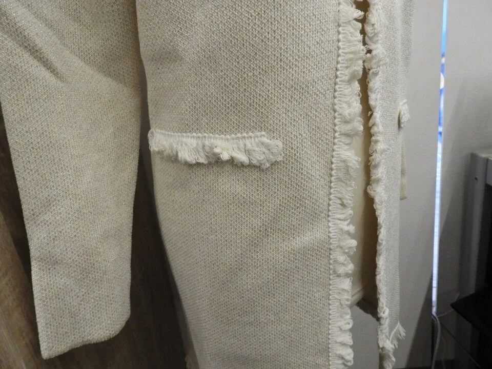 Signe Nature Ecru / Goud Cardigan