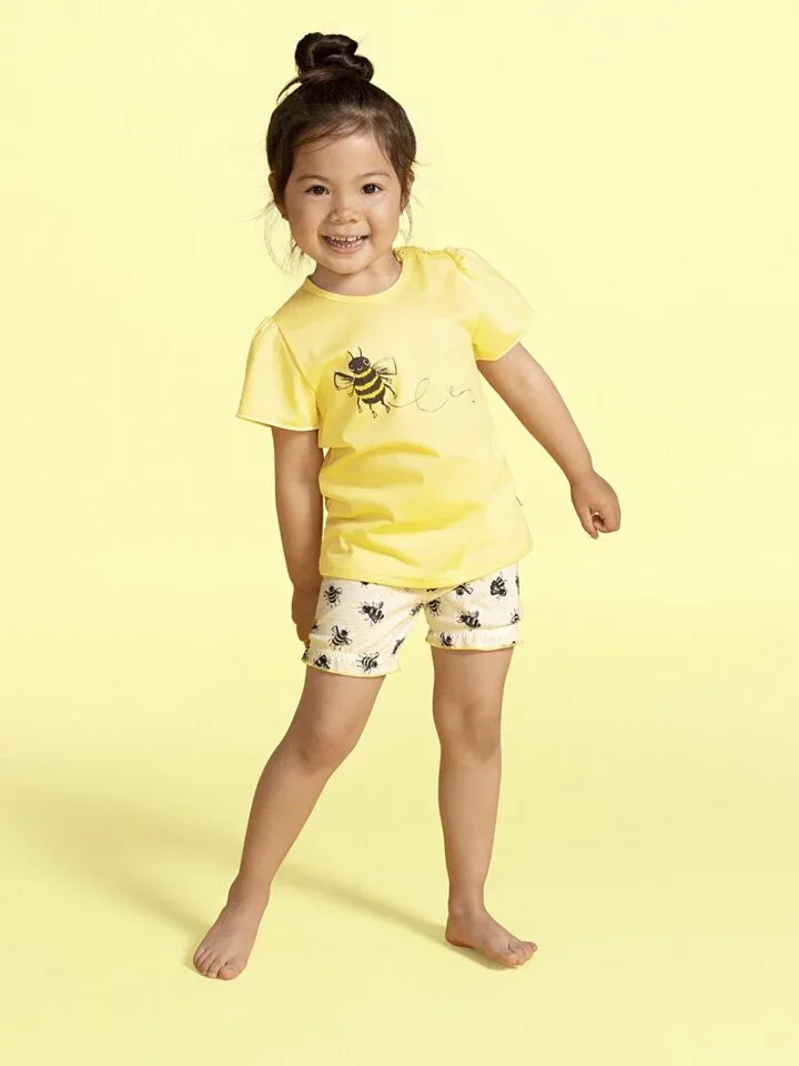 Calida Meisjes pyjama vanaf 1 jaar : Geel CAL.124