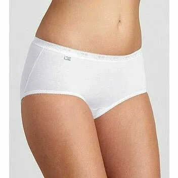 Sloggi Dames Basic Midi Wit (Slog.133)