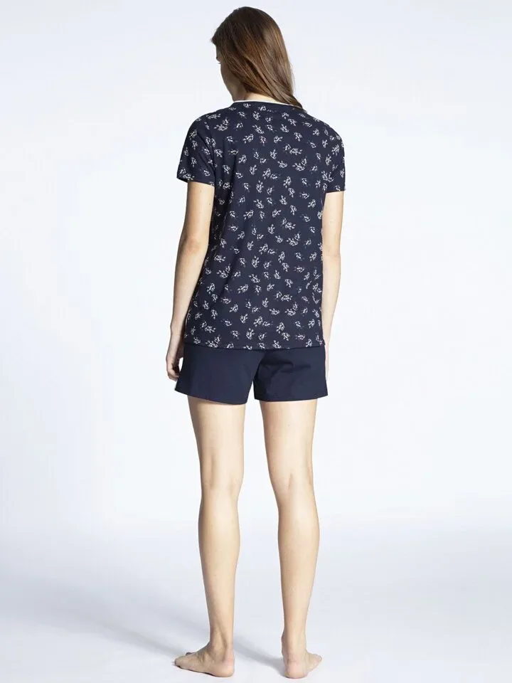 Calida Dames Pyjama korte mouw met short ( CAL.134)