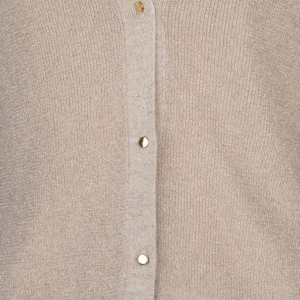 Esqaulo gebreide gilet zandkleur (ESQ.113)