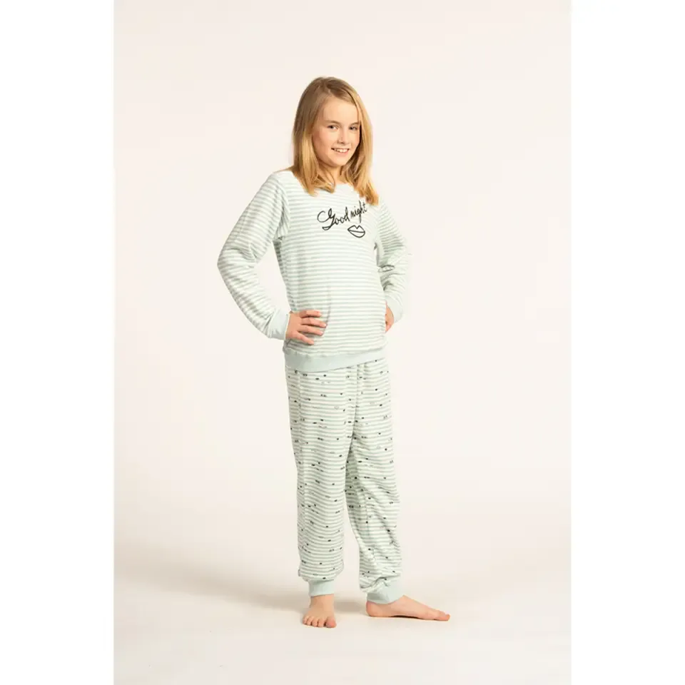 Eskimo Pyjama's meisjes: Goodnight, Velours pyjama