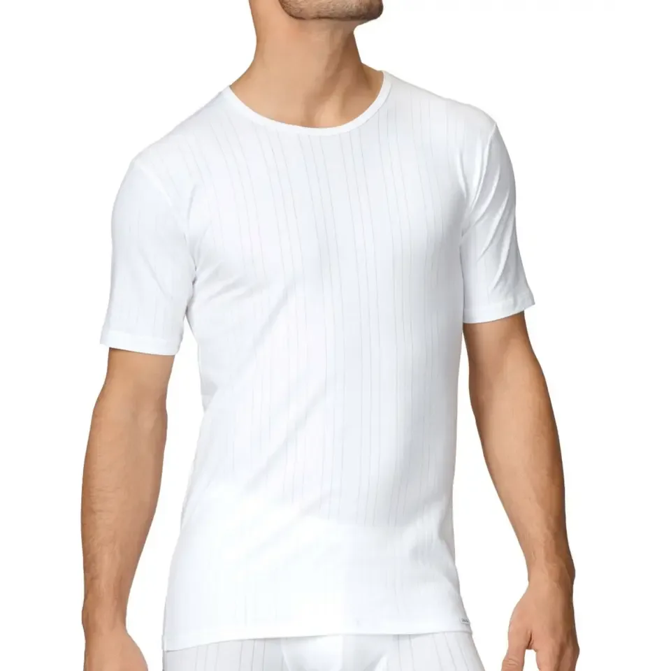 Calida heren t-shirt pure-striped korte mouw
