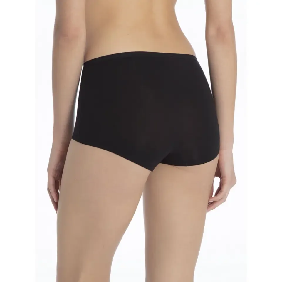 Calida Shorty met kort pijpje ( Single Jersey, Katoen ) Zwart ==> per 2 stuks