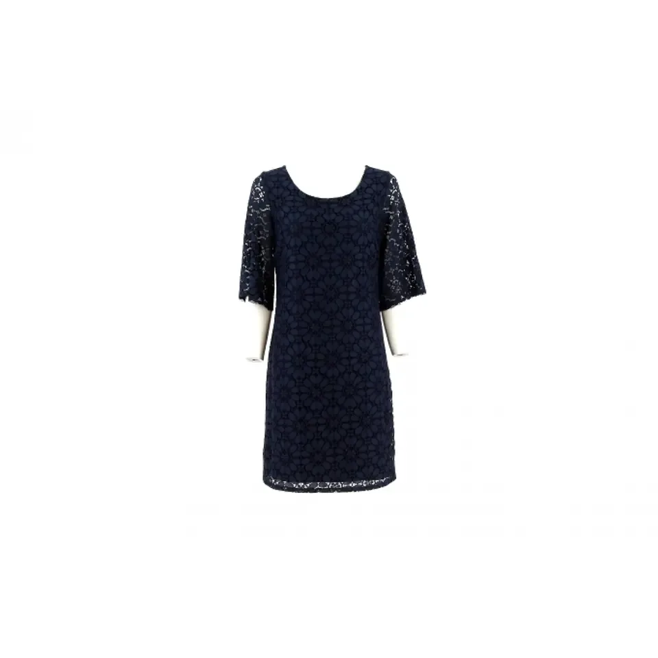Signe nature Jurk: Kant ( blauw )