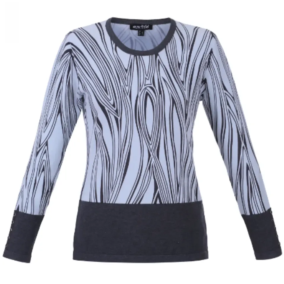 Marble Pull lange mouw