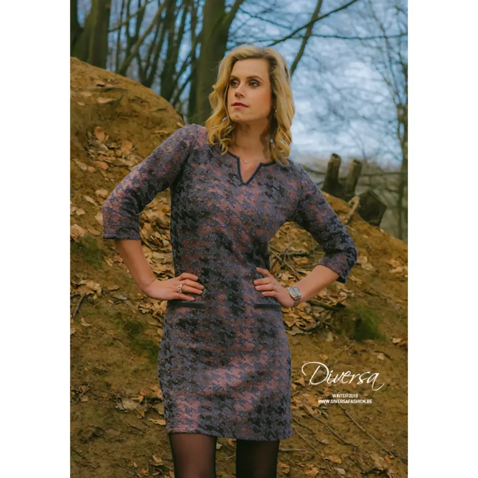Diversa Jurk ( Pied de Poules, BO )