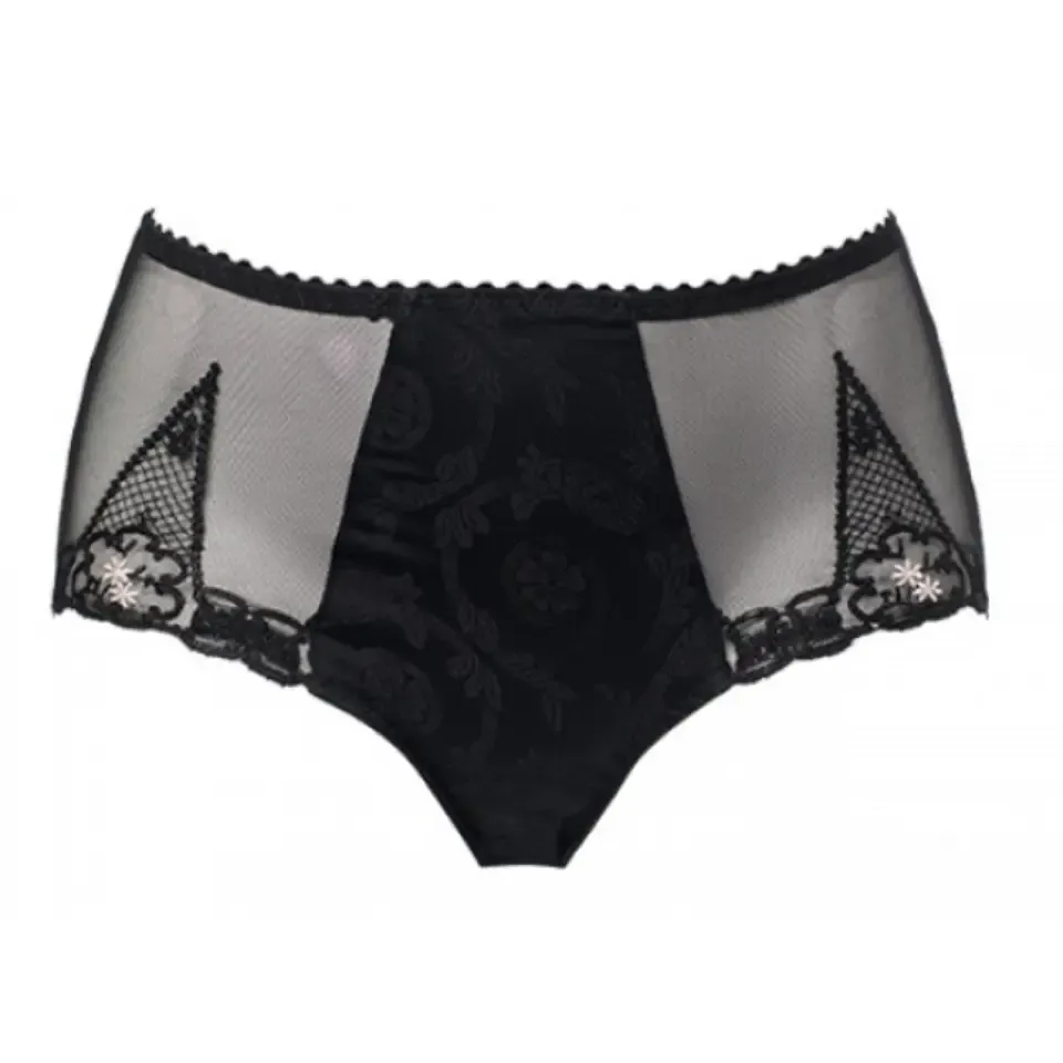 Louisa Bracq Slip dames: Marie Antoinette ZWART