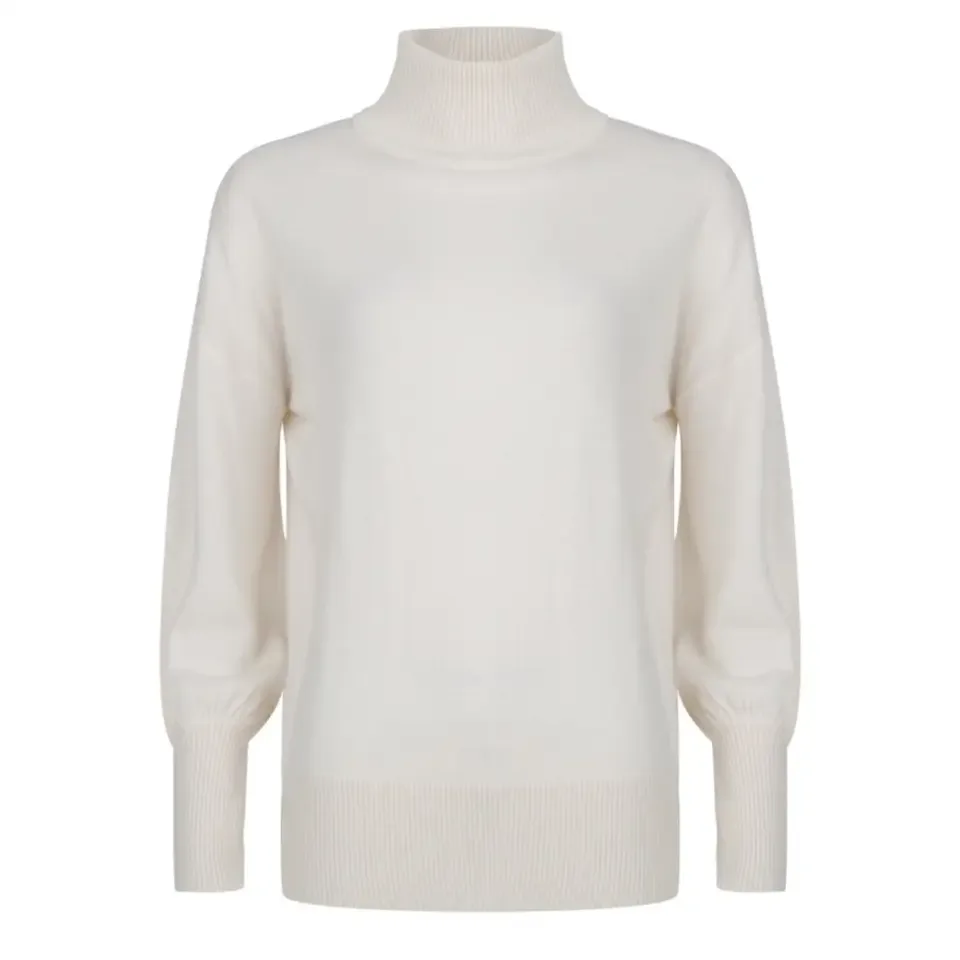 Esqualo Pull met kol: OFF WHITE