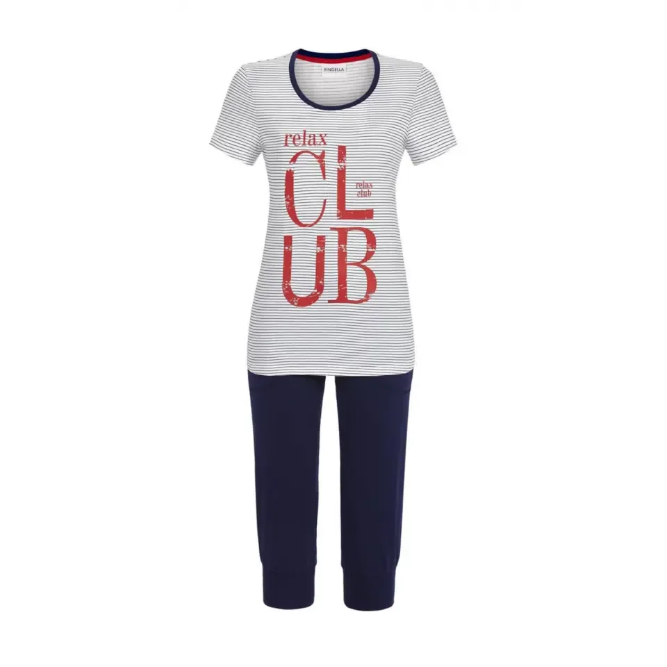 Ringella Dames Pyjama met capribroek