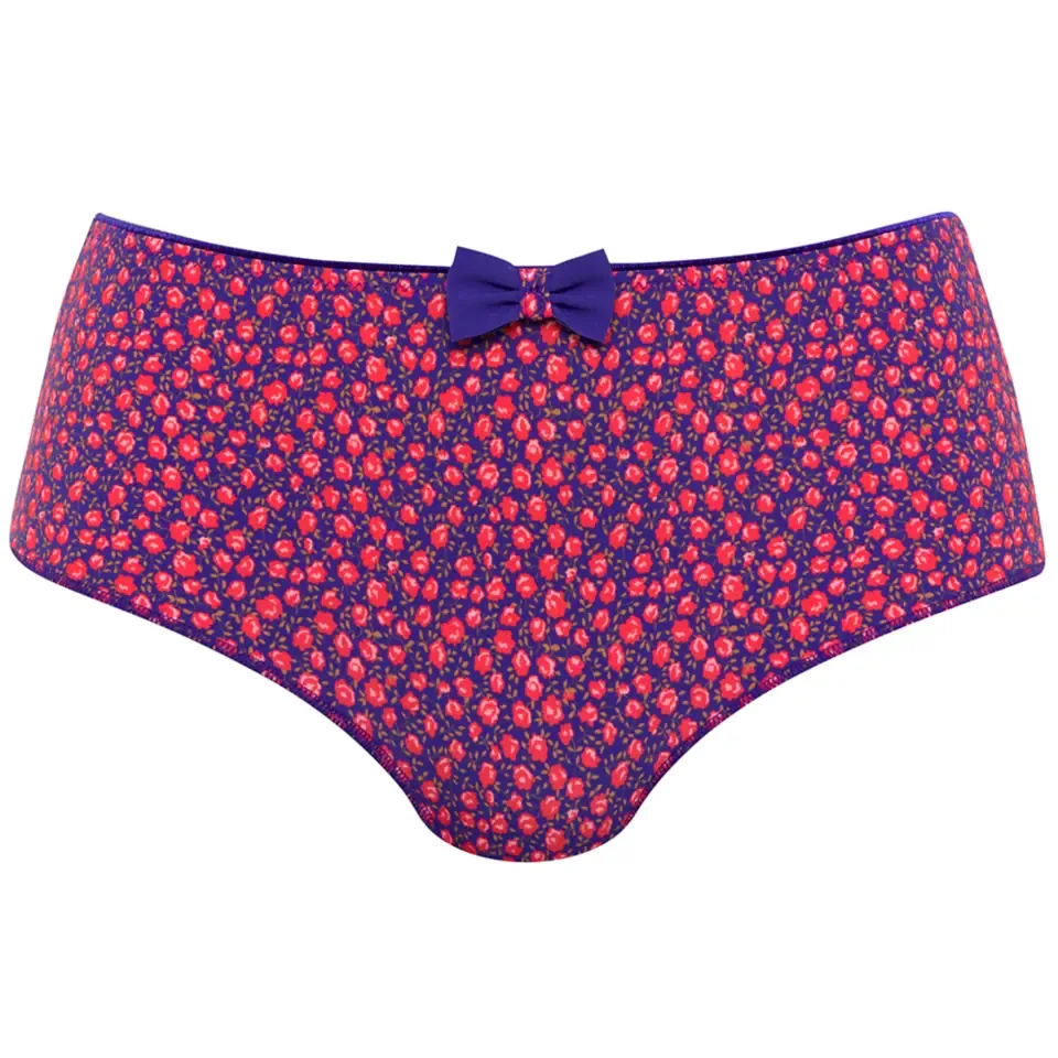 Dacapo slips print rot/blau