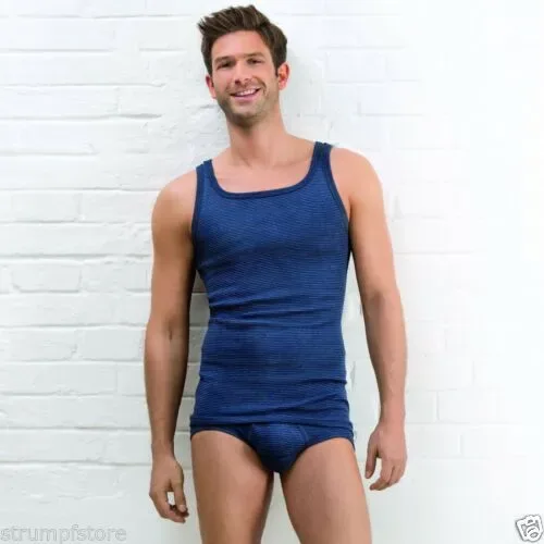 Ammann Heren Singlet blauw: tot 6XL (AMM.8)