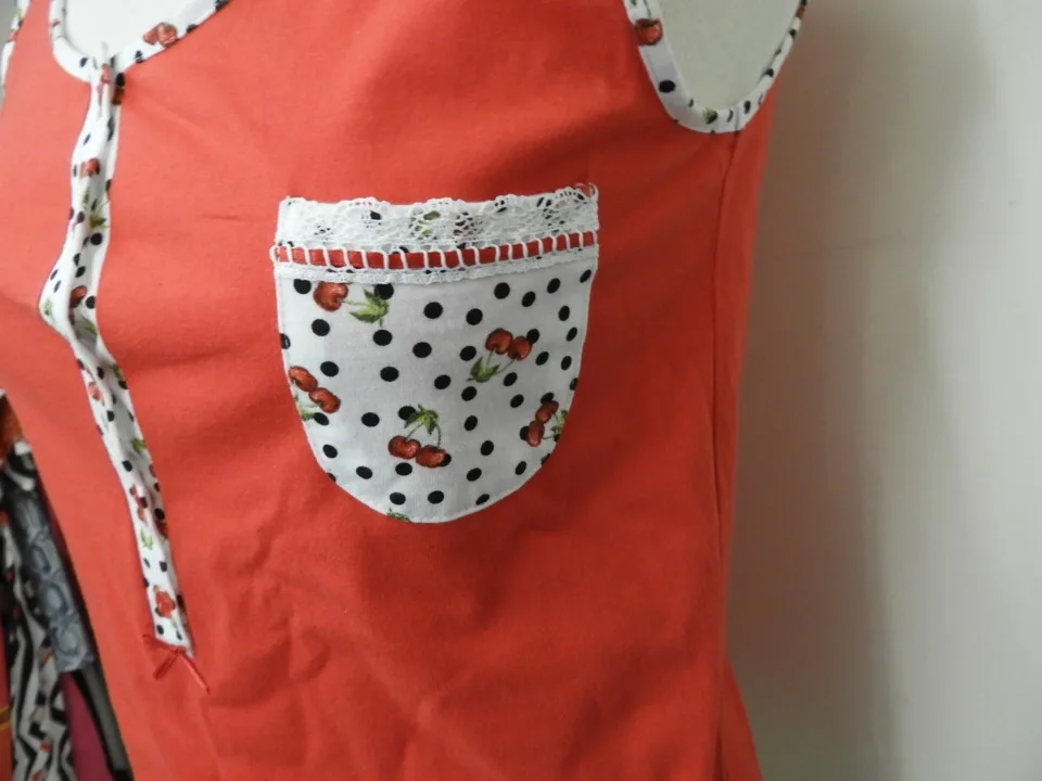 Egatex Dames Pyjama top/short ( kersenmotief) (EGA.210)