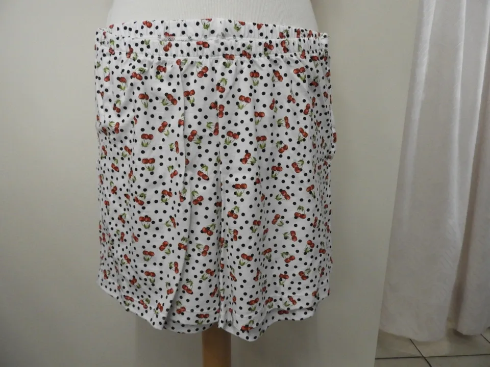 Egatex Dames Pyjama top/short ( kersenmotief) (EGA.210)