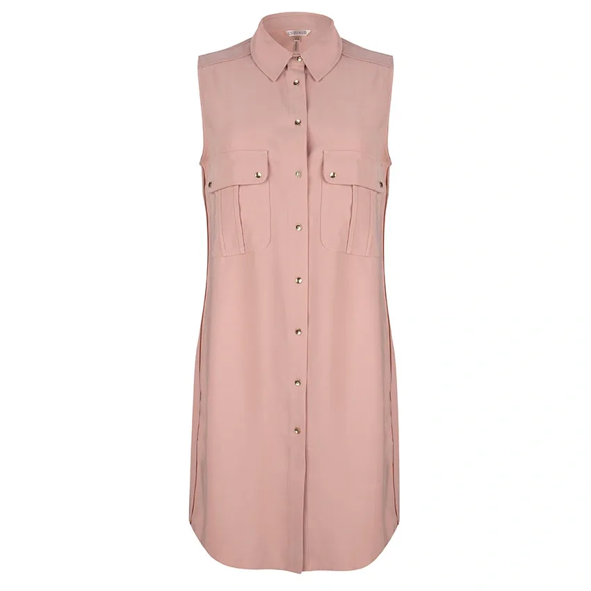 Esqaulo Hemdskleed mouwloos blush pink (ESQ.133)