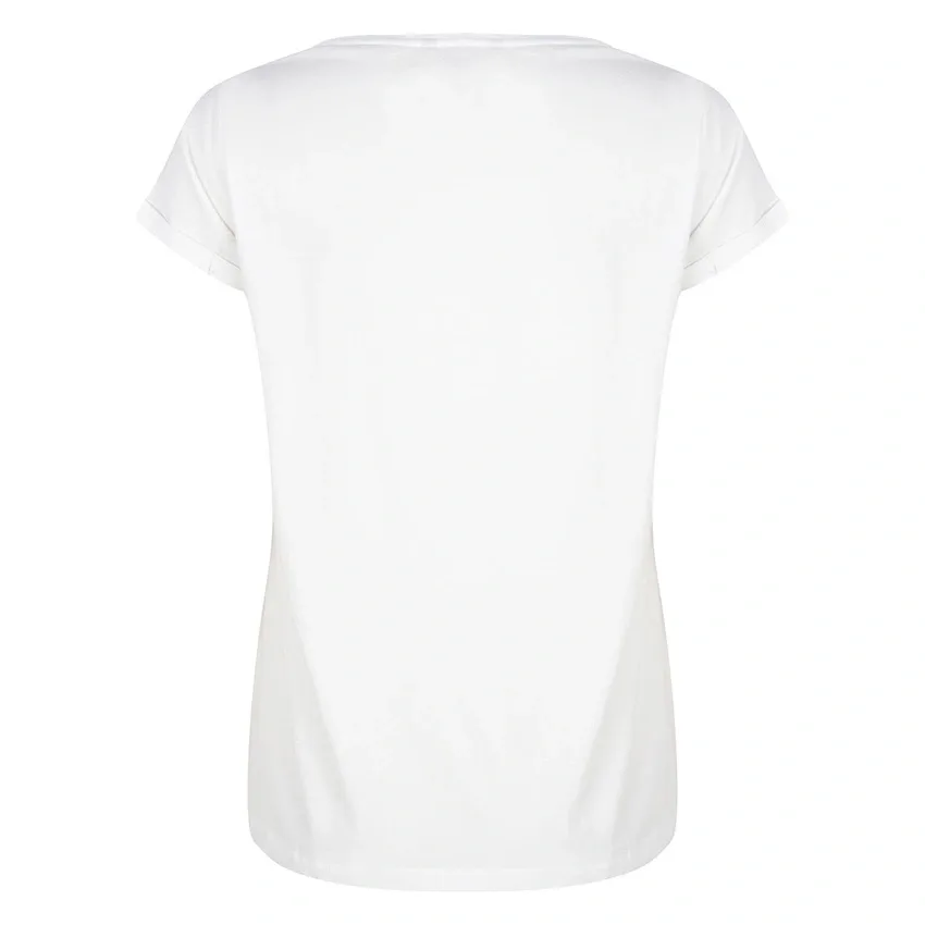 Esqualo Dames shirt met korte mouw: Off White (ESQ.134)