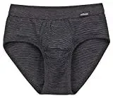 Ammann Heren slip met opening: Classic brief slip ( zwart gestreept ) tot 4XL ( AMM.72)