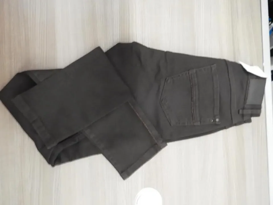 Para Mi Damesbroek: Nikita Color denim: Dark Brown L30 ( PARA.128)