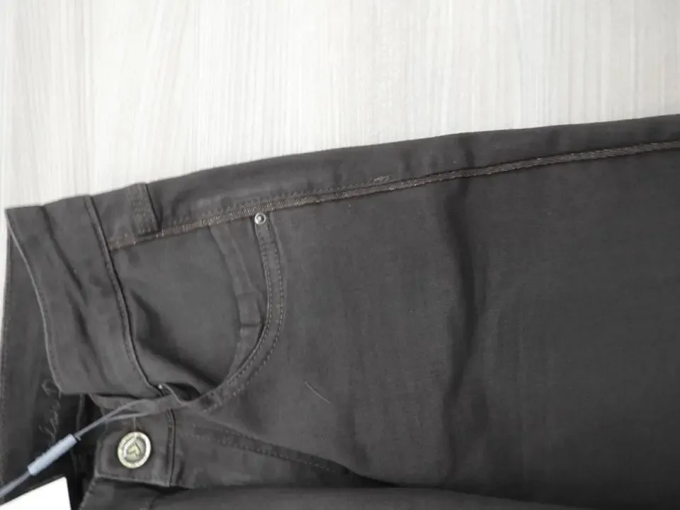 Para Mi Damesbroek: Nikita Color denim: Dark Brown L30 ( PARA.128)