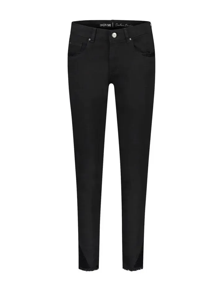 Para Mi Damesbroek: Celine Sequins L29 Black