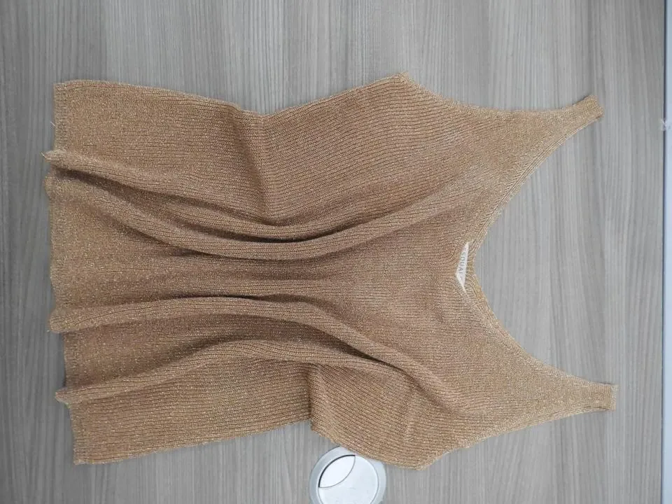 Esqualo Gebreide Top: Cinnamon ( Roest ) (ESQ.152)