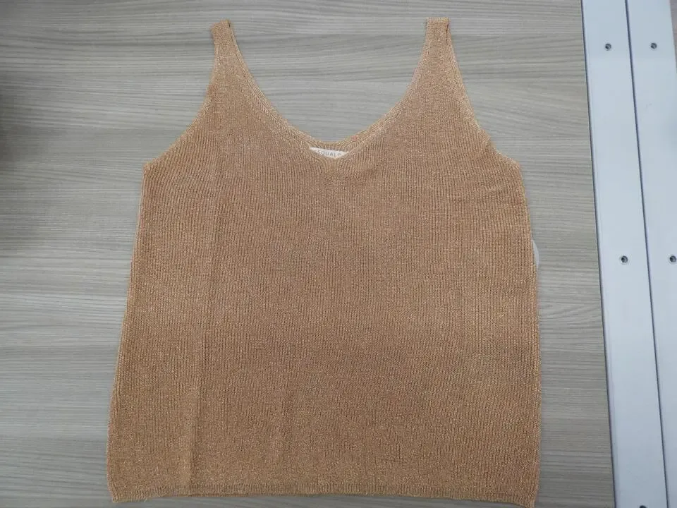 Esqualo Gebreide Top: Cinnamon ( Roest ) (ESQ.152)