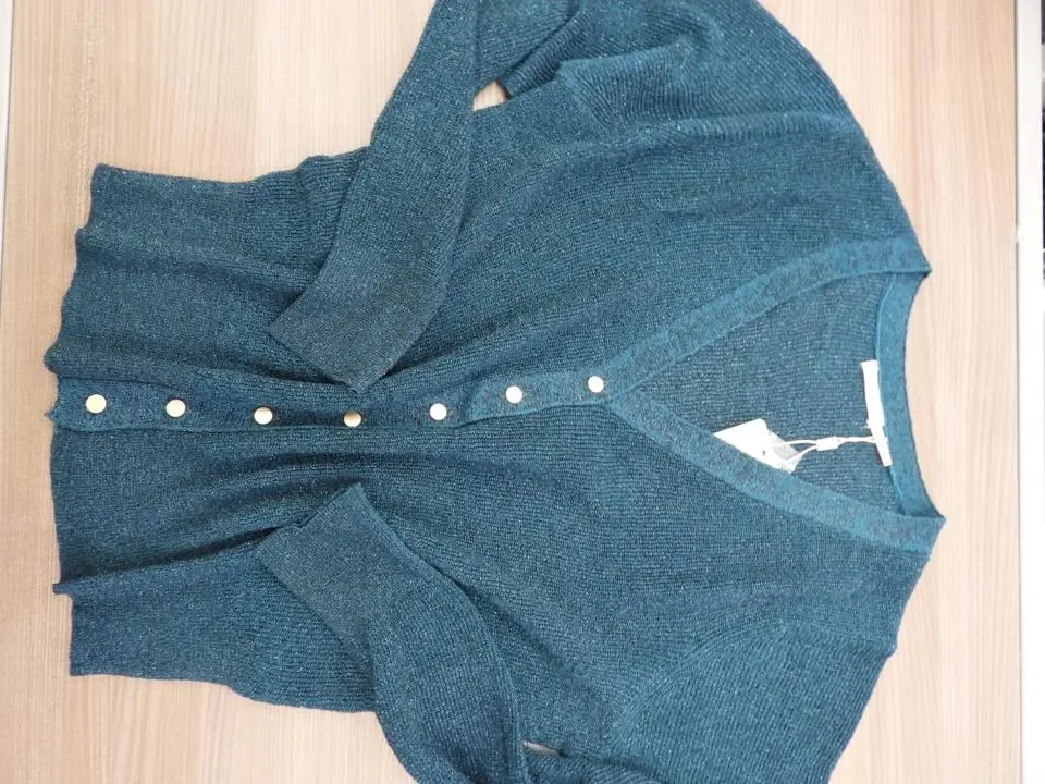 Esqualo Cardigan: Harbor Blue ( Petrol blauw ) ( ESQ.155)