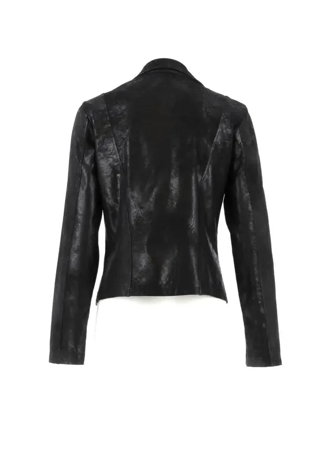 Signe Nature Vest Zwart: Suede (Signe.959)