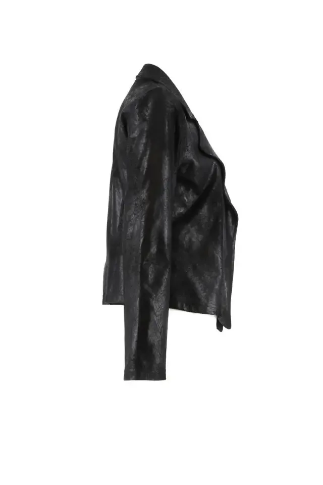 Signe Nature Vest Zwart: Suede (Signe.959)
