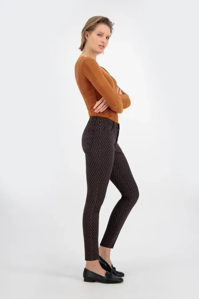 Para Mi damesbroek: Meya Pipin / Salamanca Jacq Navy ( PARA.140)