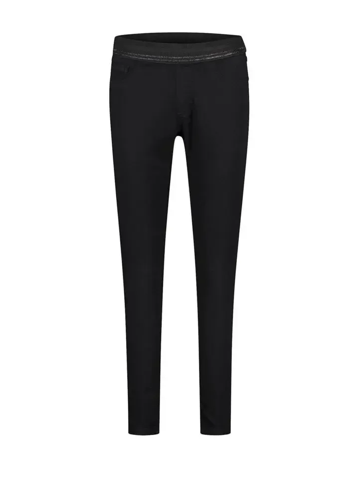 Para Mi Broek met elastiek: Ruby Zwart L29 ( Para.143 )